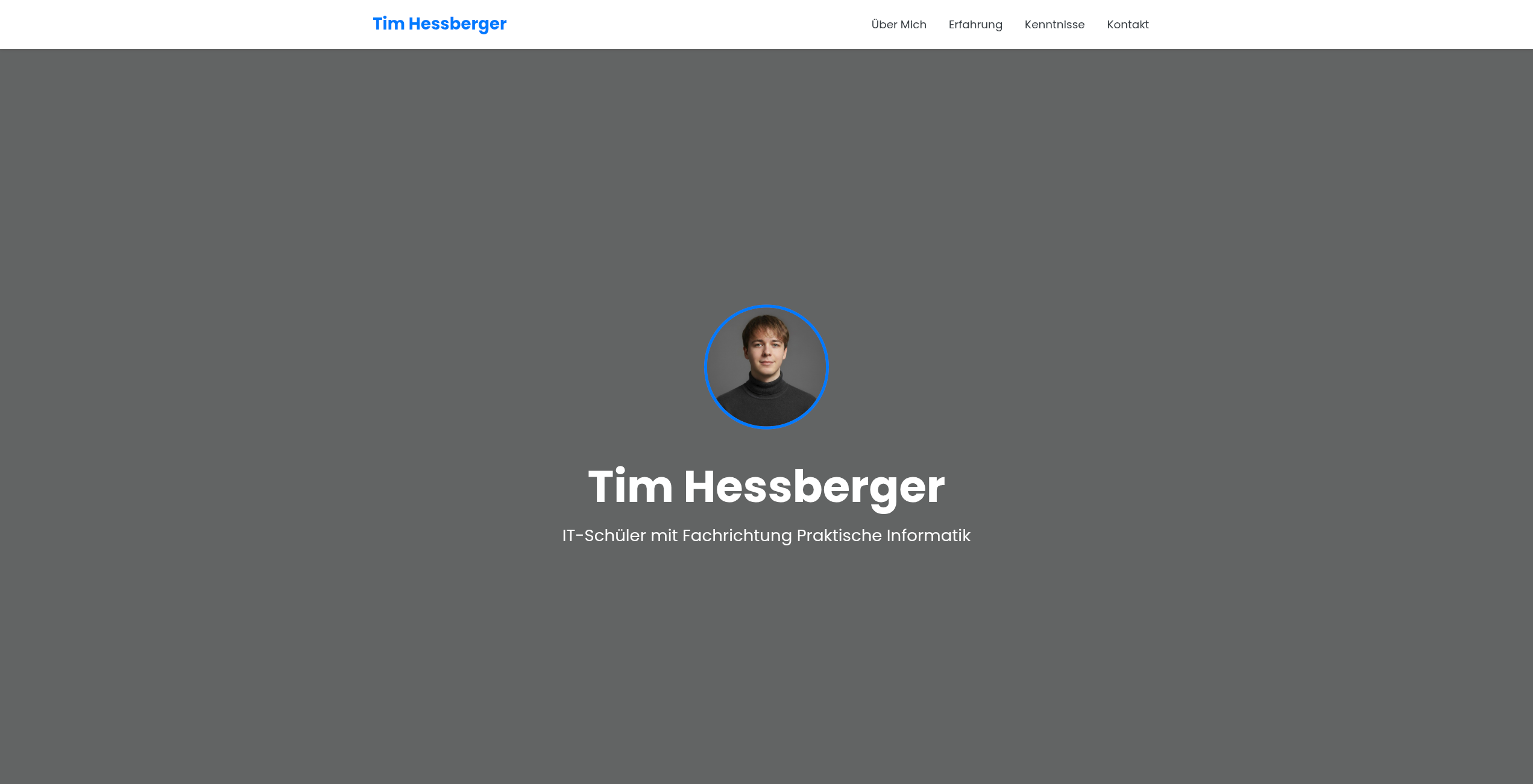 Vorschaubild für Portfolio-Webseite (Diese hier!)